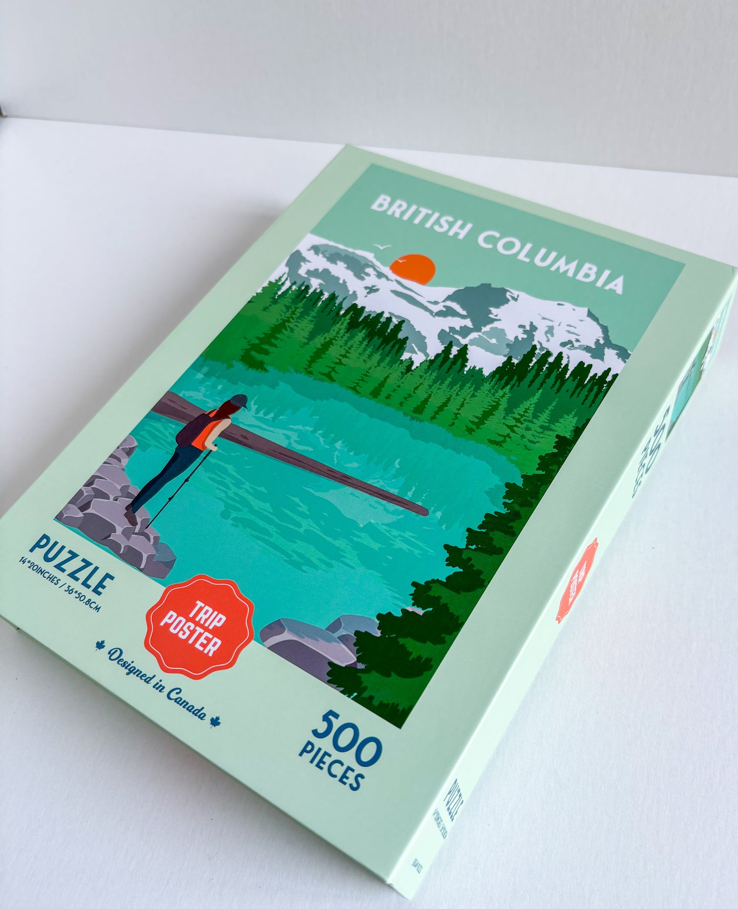British Columbia lake , 500-piece Puzzle, Designed in Canada