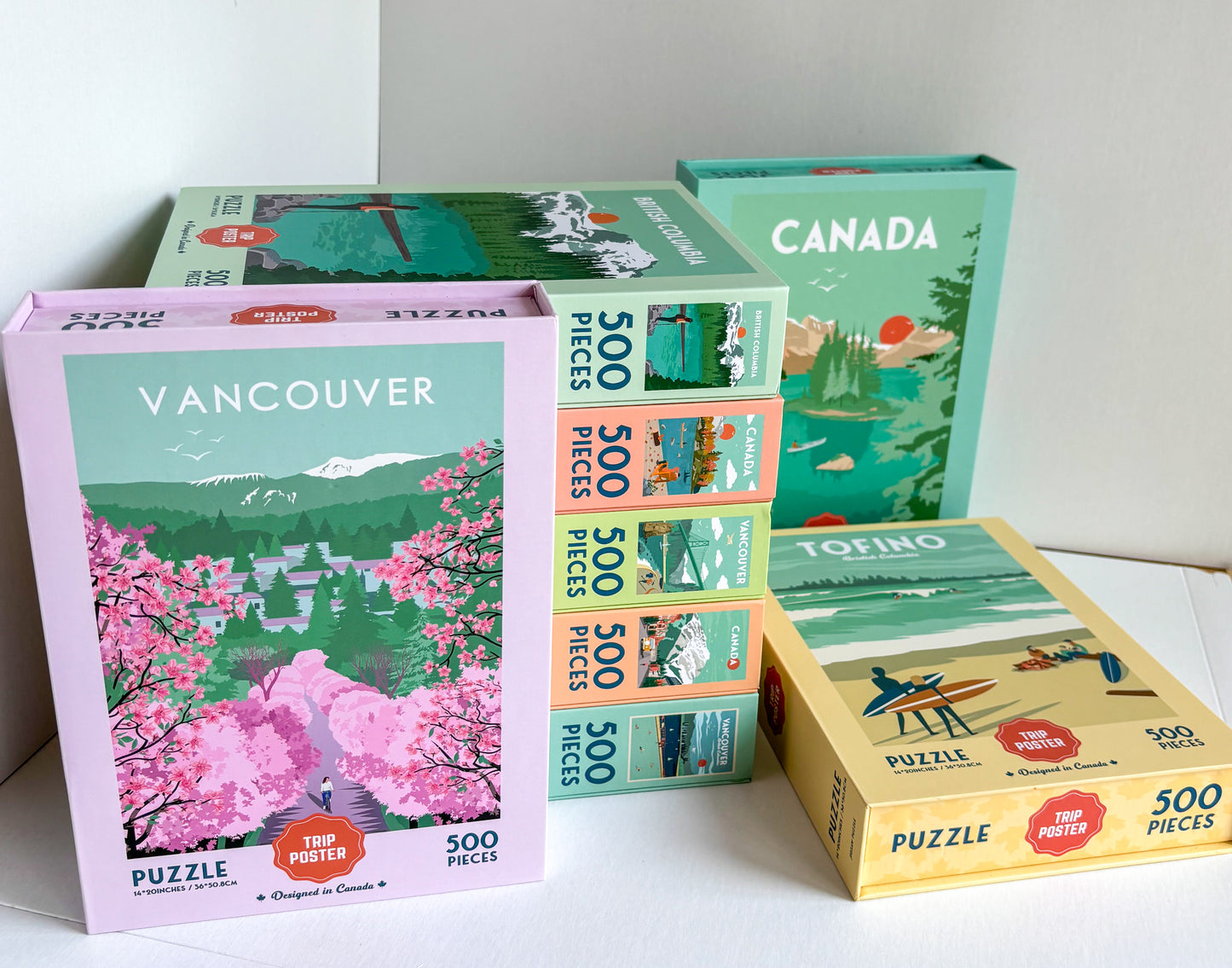 CANADA Jasper landscape, 500-piece Puzzle , Designed in Canada