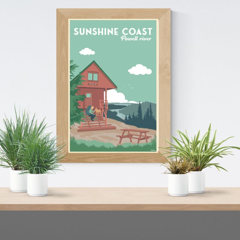 SUNSHINE COAST TRAIL - POWELL RIVER POSTER