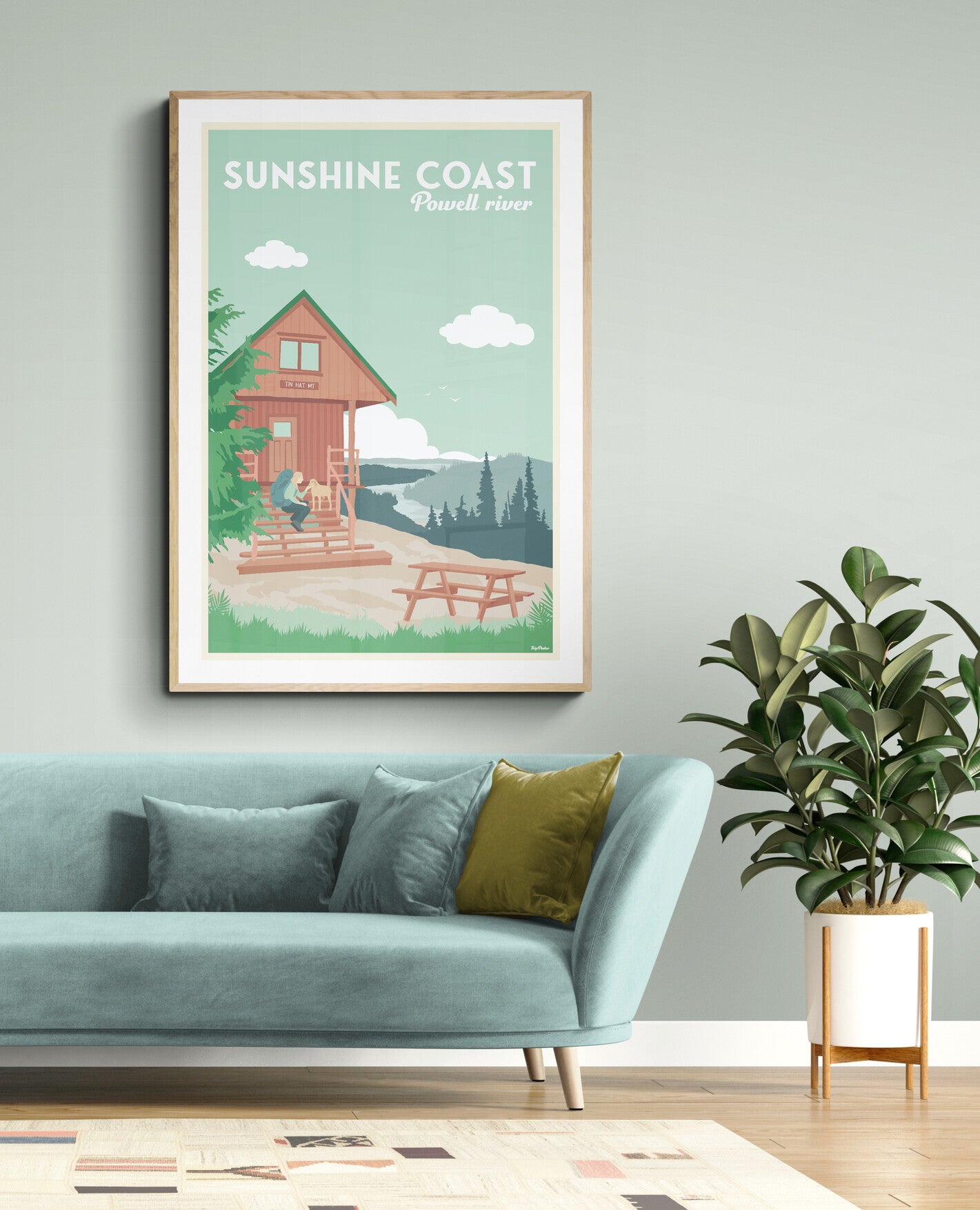 SUNSHINE COAST TRAIL - POWELL RIVER POSTER