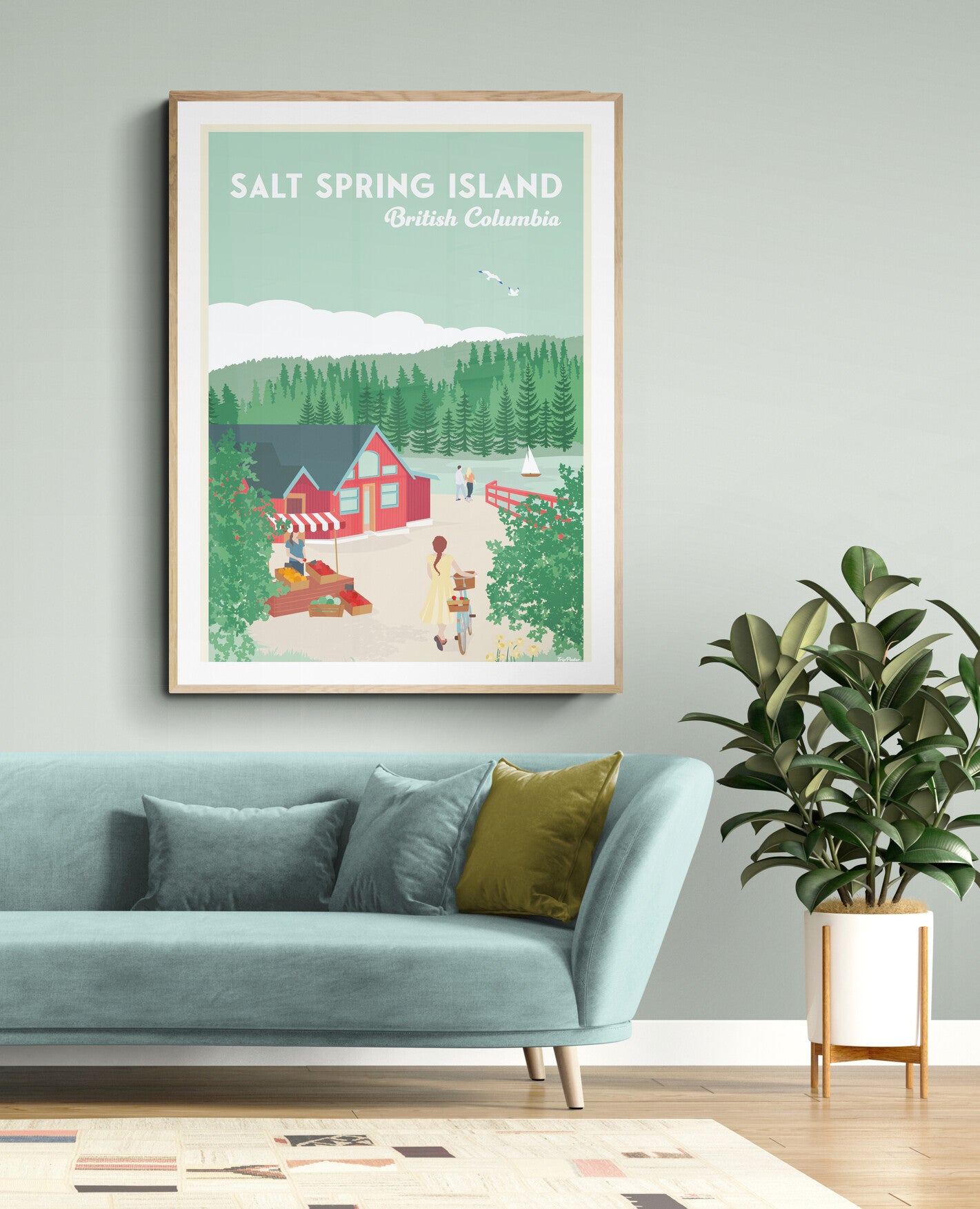 SALT SPRING ISLAND POSTER