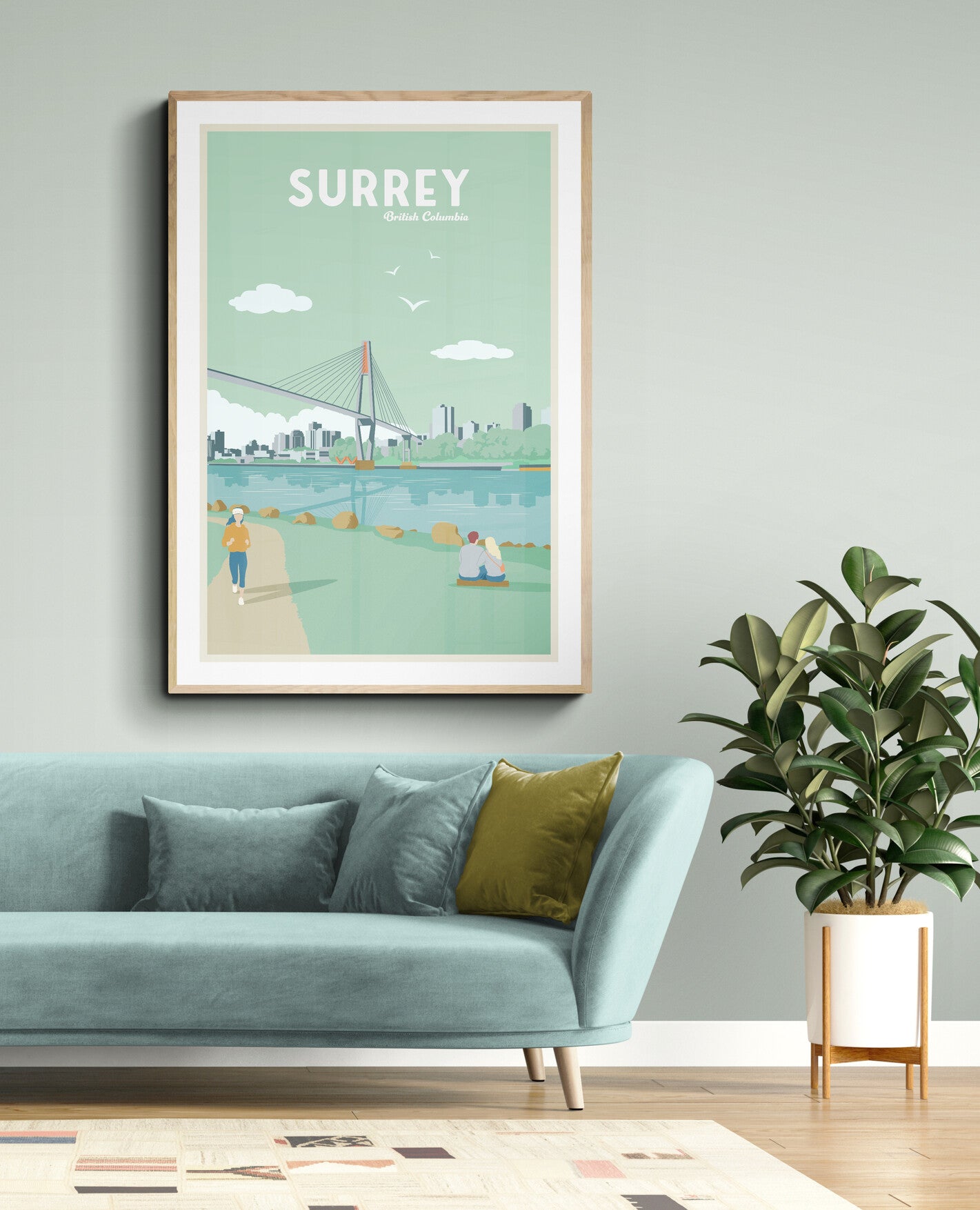 SURREY - BRITISH COLUMBIA POSTER