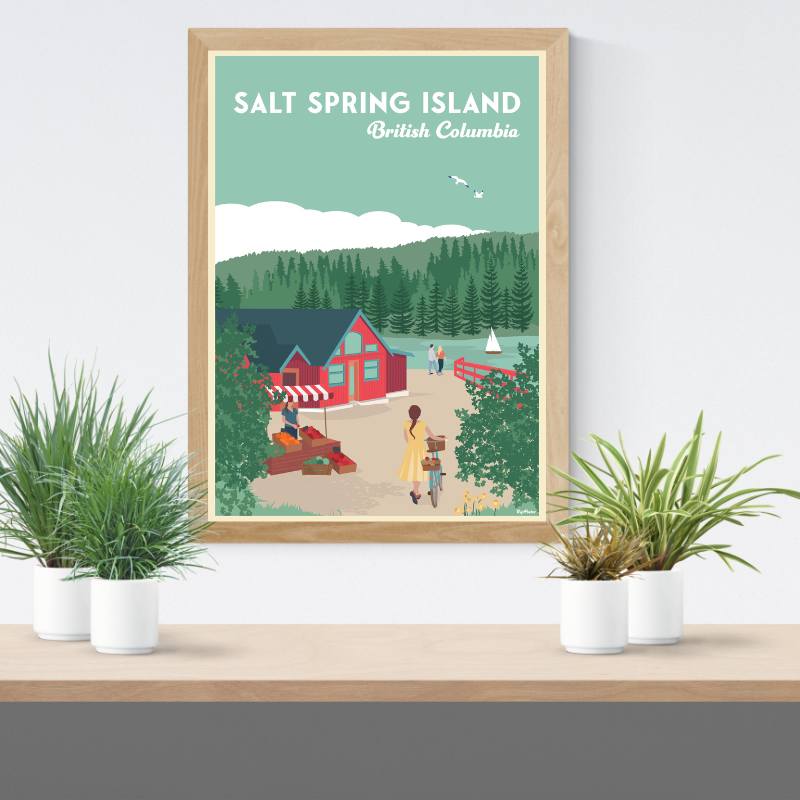 SALT SPRING ISLAND POSTER