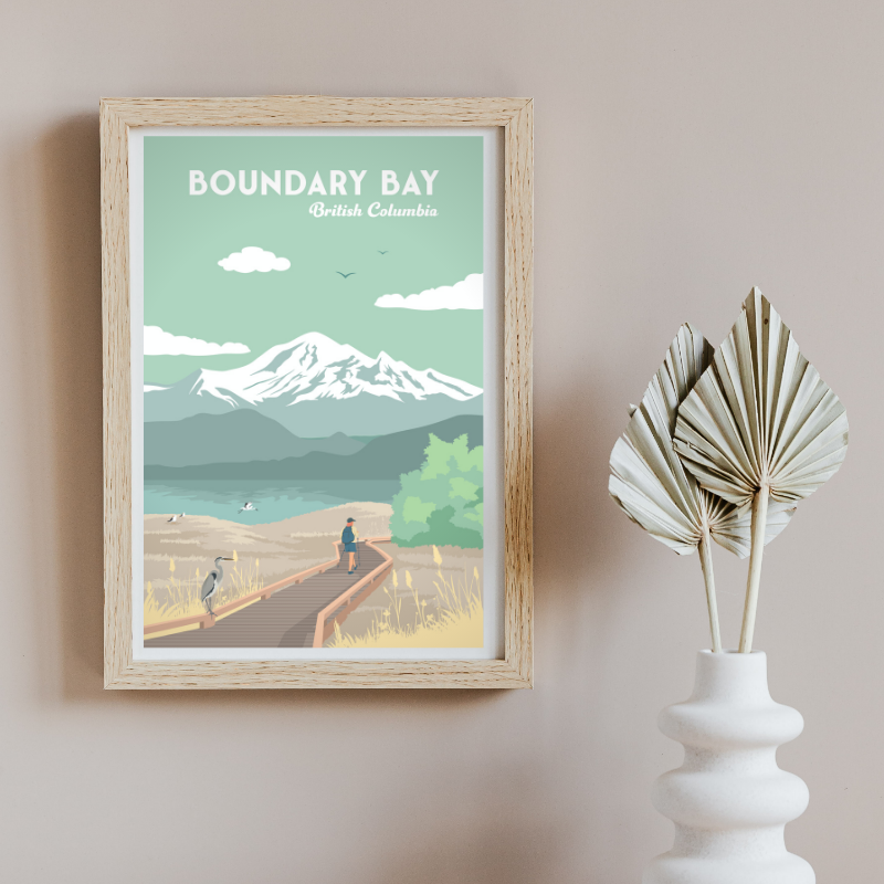 TSAWWASSEN BOUNDARY BAY POSTER