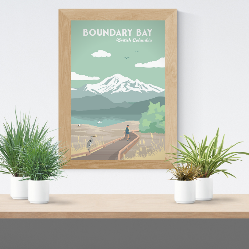 TSAWWASSEN BOUNDARY BAY POSTER