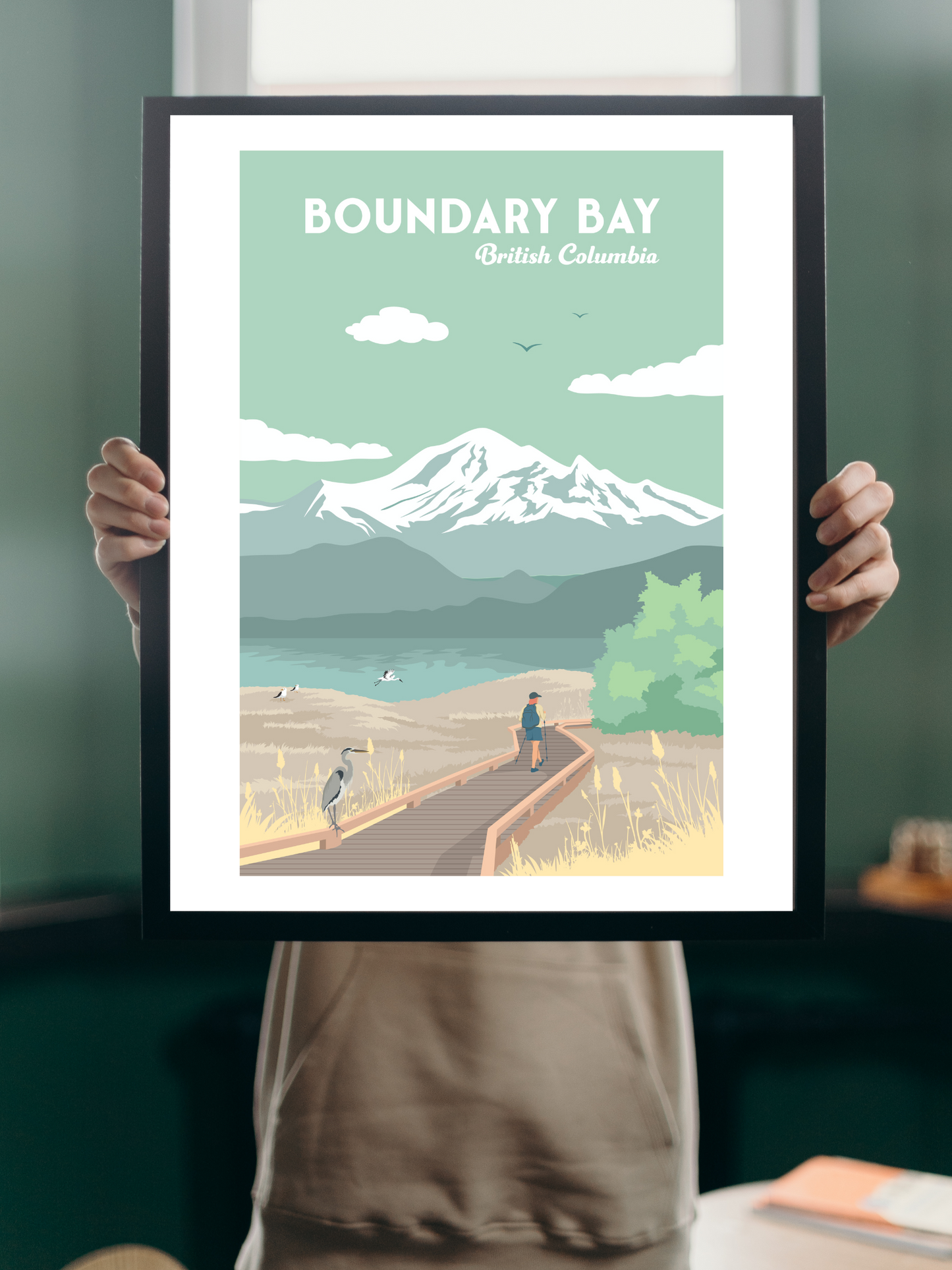 TSAWWASSEN BOUNDARY BAY POSTER