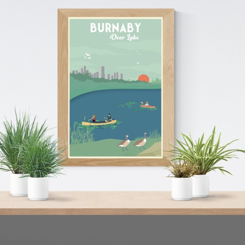 BURNABY DEER LAKE POSTER