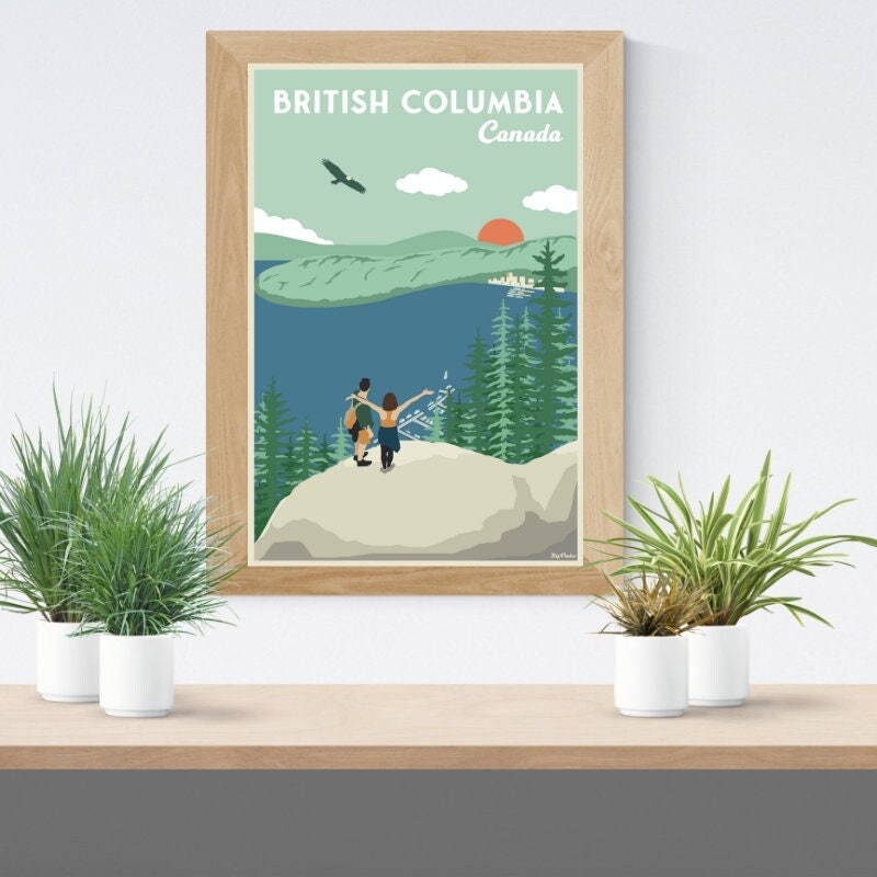 BRITISH COLUMBIA (DEEP COVE REEDITION) POSTER