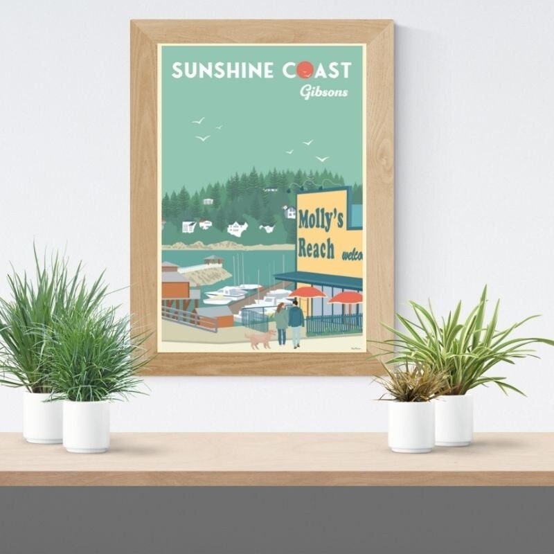 SUNSHINE COAST GIBSONS POSTER