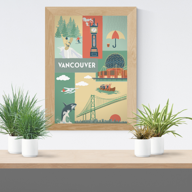 VANCOUVER MOSAIC POSTER