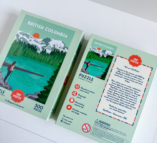 British Columbia lake -  500-piece Puzzle for Adults - Designed in Canada