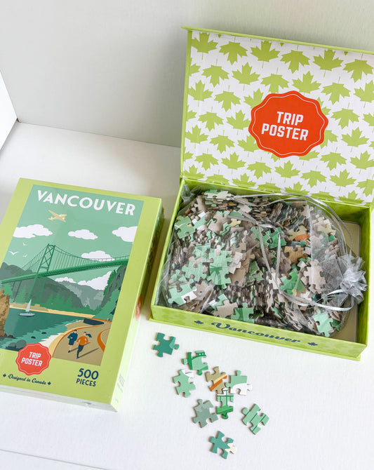 VANCOUVER Stanley park- 500-piece Puzzle for Adults - Designed in Canada