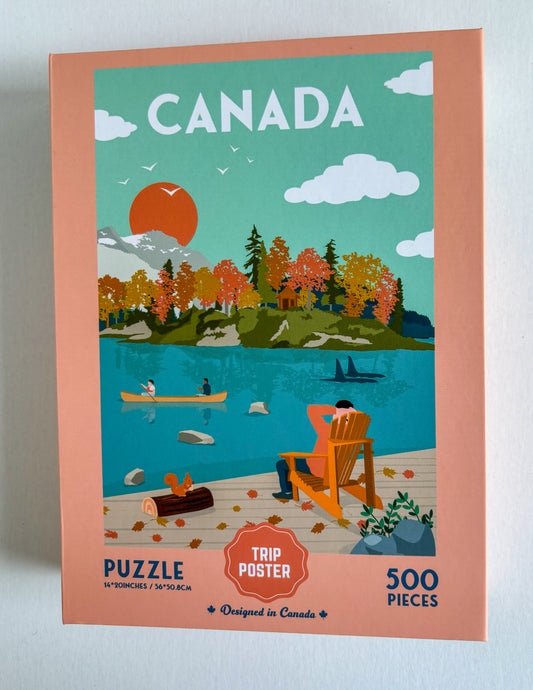 CANADA Fall - 500-piece Puzzle for Adults - Designed in Canada
