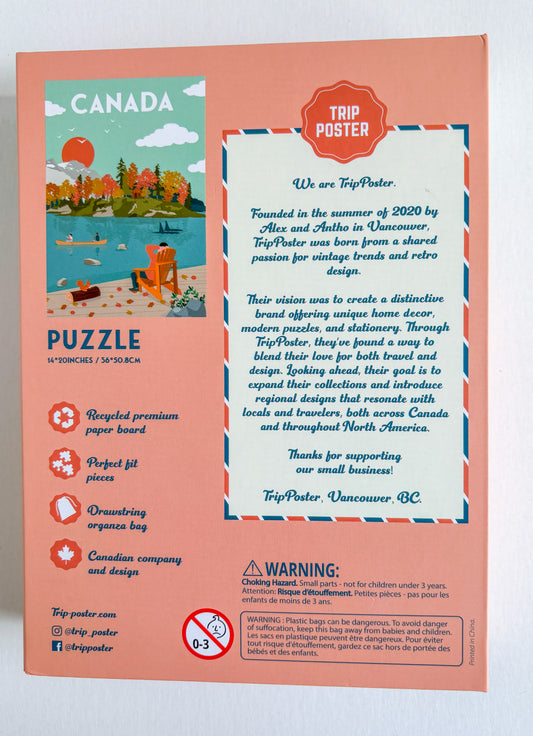 CANADA Fall - 500-piece Puzzle for Adults - Designed in Canada