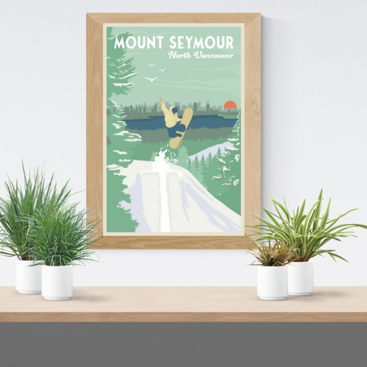 MOUNT SEYMOUR NORTH VANCOUVER POSTER