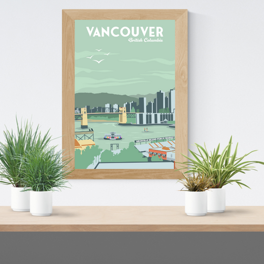 VANCOUVER (GRANVILLE ISLAND REEDITION) POSTER