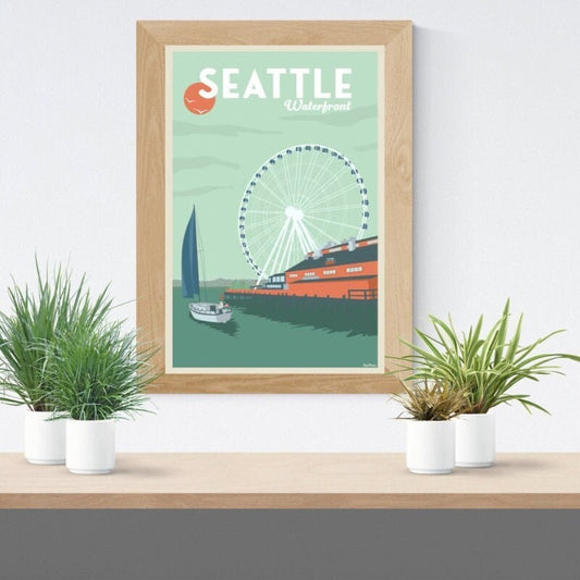 SEATTLE WATERFRONT POSTER