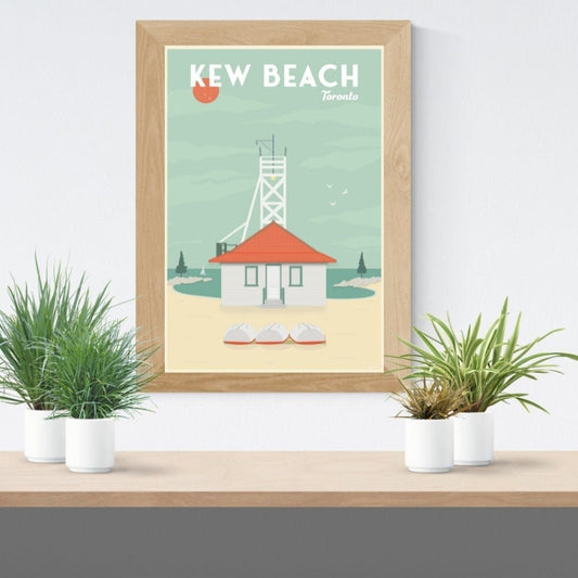 KEW BEACH POSTER