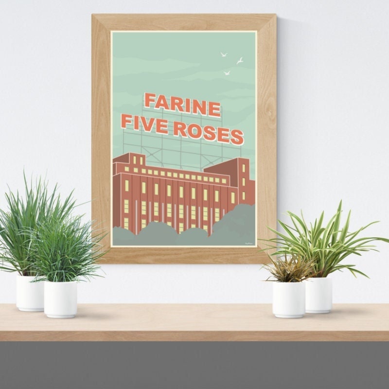 FARINE FIVE ROSES MONTRÉAL POSTER – TripPoster