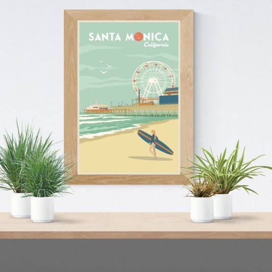 SANTA MONICA POSTER