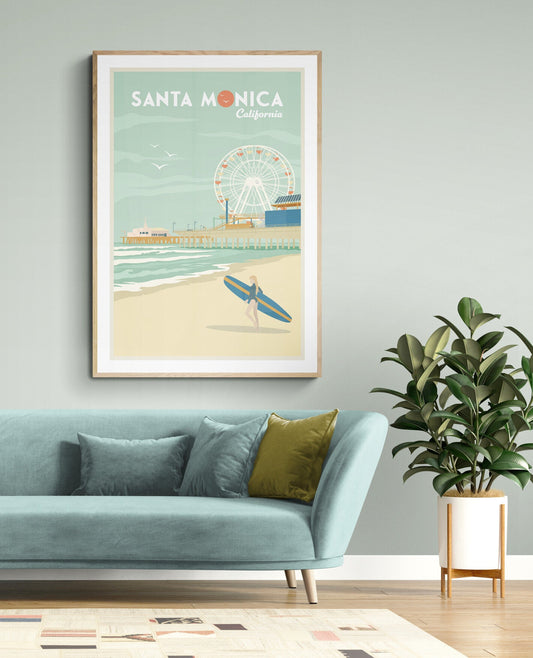 SANTA MONICA POSTER