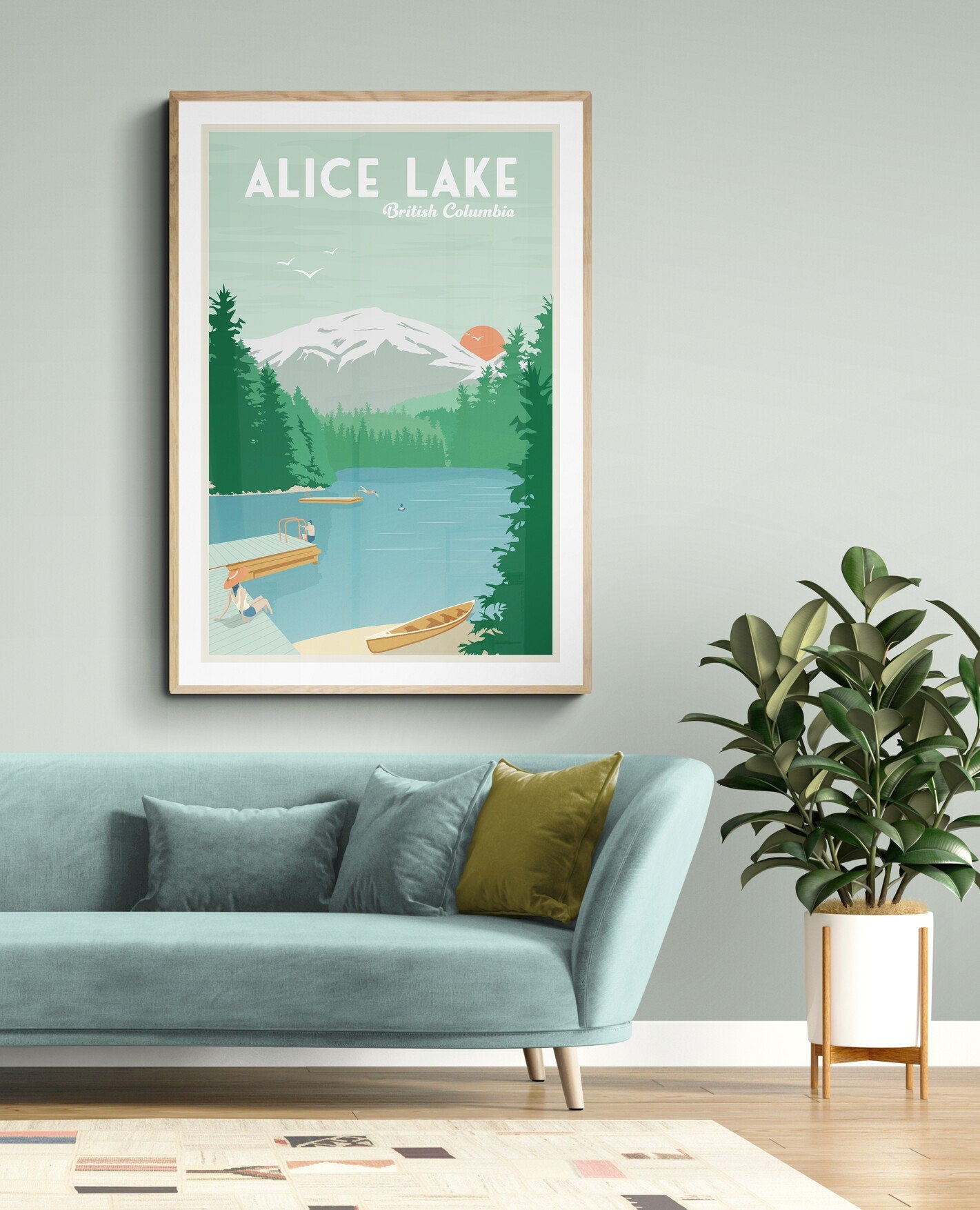 SQUAMISH ALICE LAKE POSTER